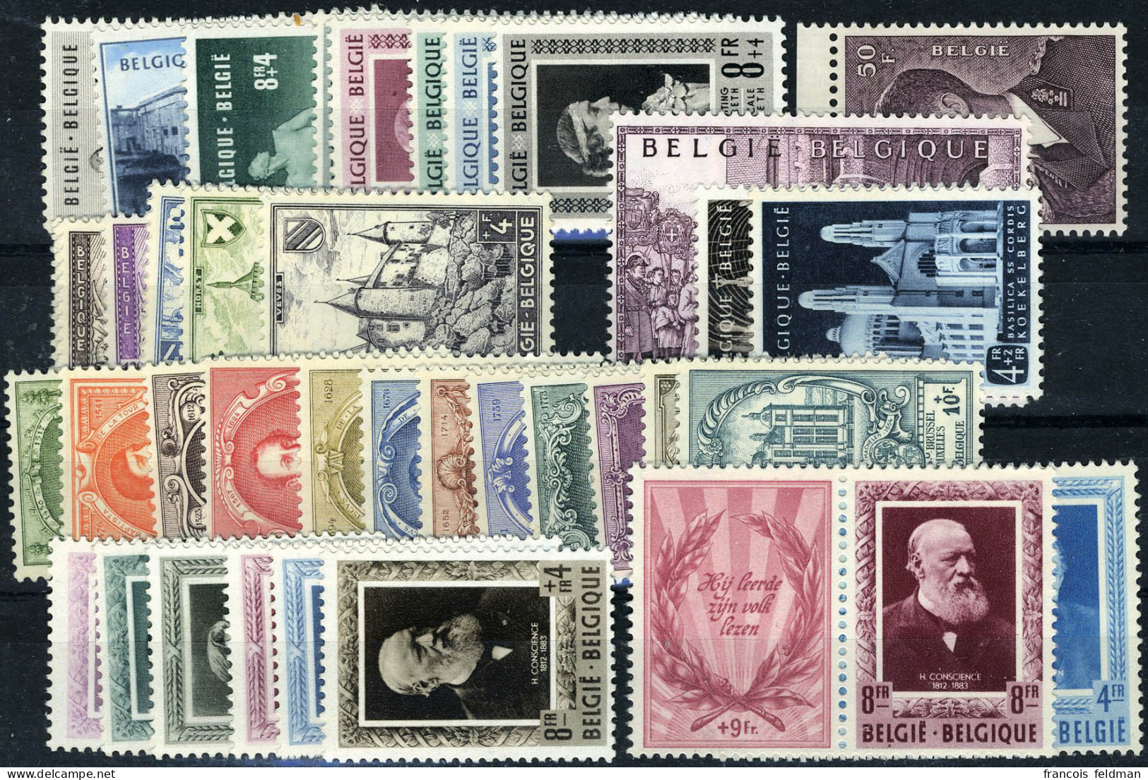 Neuf Sans Charnière N° 860/99, Années 1951/1952, L'ensemble, TB - Andere & Zonder Classificatie