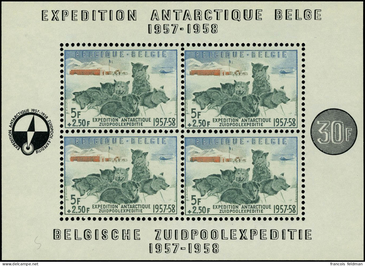 Neuf Sans Charnière N° 31, Bloc ANTARCTIQUE, TB - Photo WEB - Other & Unclassified