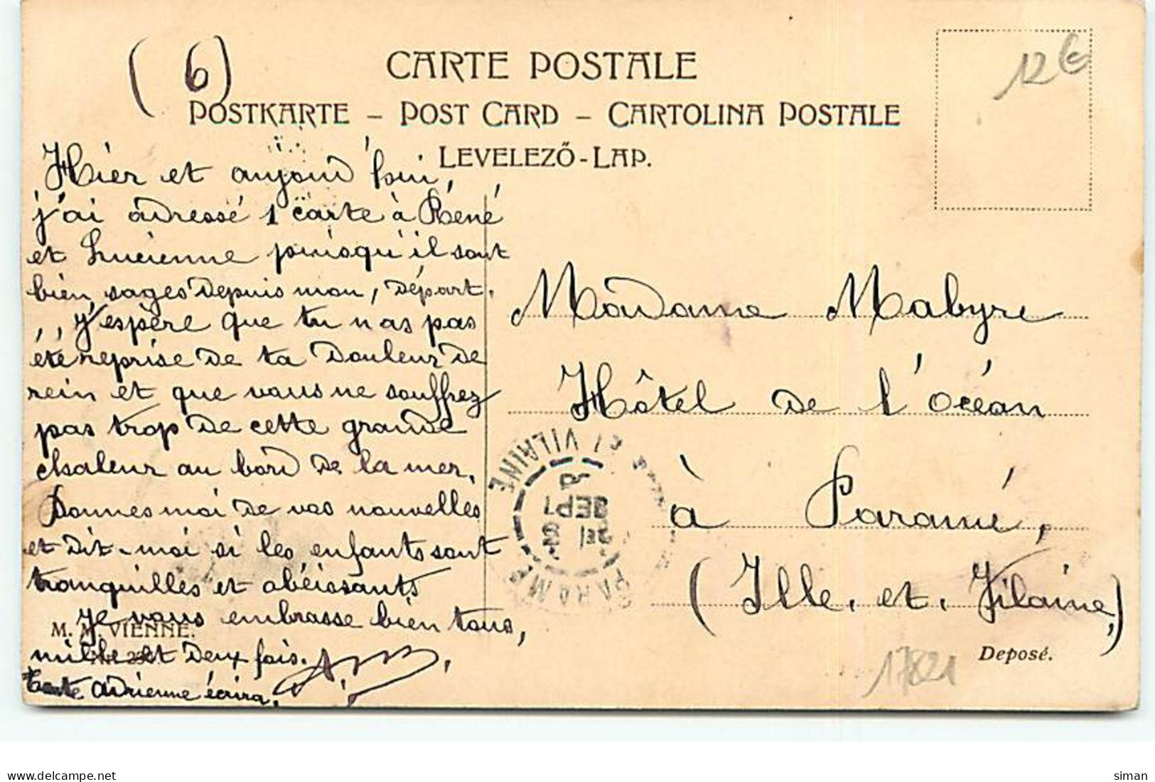 N°17821 - Ethel Parkinson - MM Vienne N°234 - Une Jeune Fille Au Bras De Sa Mère - Parkinson, Ethel