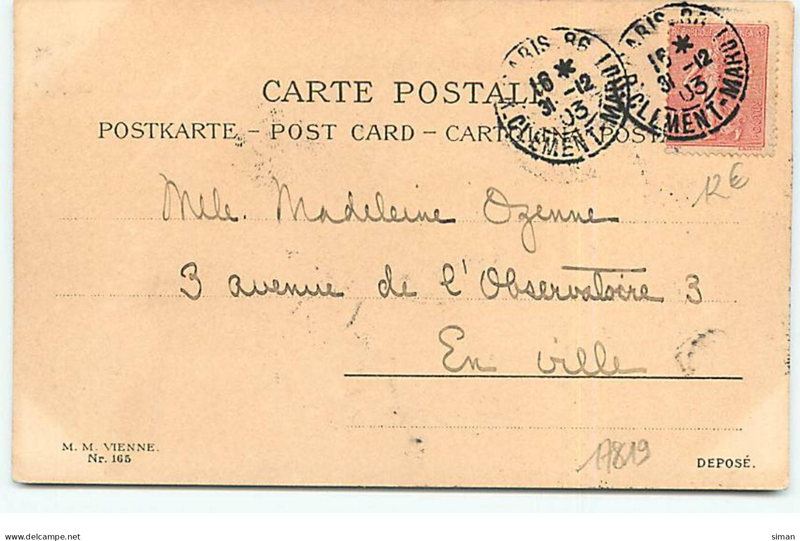 N°17819 - Ethel Parkinson - MM Vienne N°165 - Enfants Portant Du Houx Et Du Gui - Parkinson, Ethel