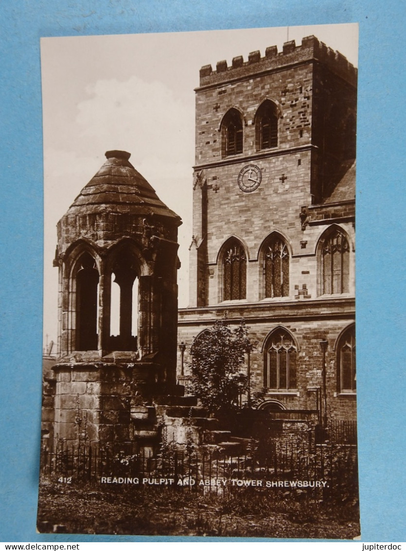 Reading Pulpit And Abbey Tower Shrewsbury - Shropshire