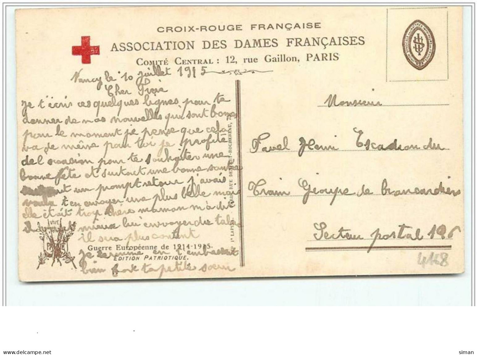 N°4168 - S. Solomko - Sur La Route De La Victoire - Jeanne D'Arc - Edition Croix Rouge Française - Solomko, S.