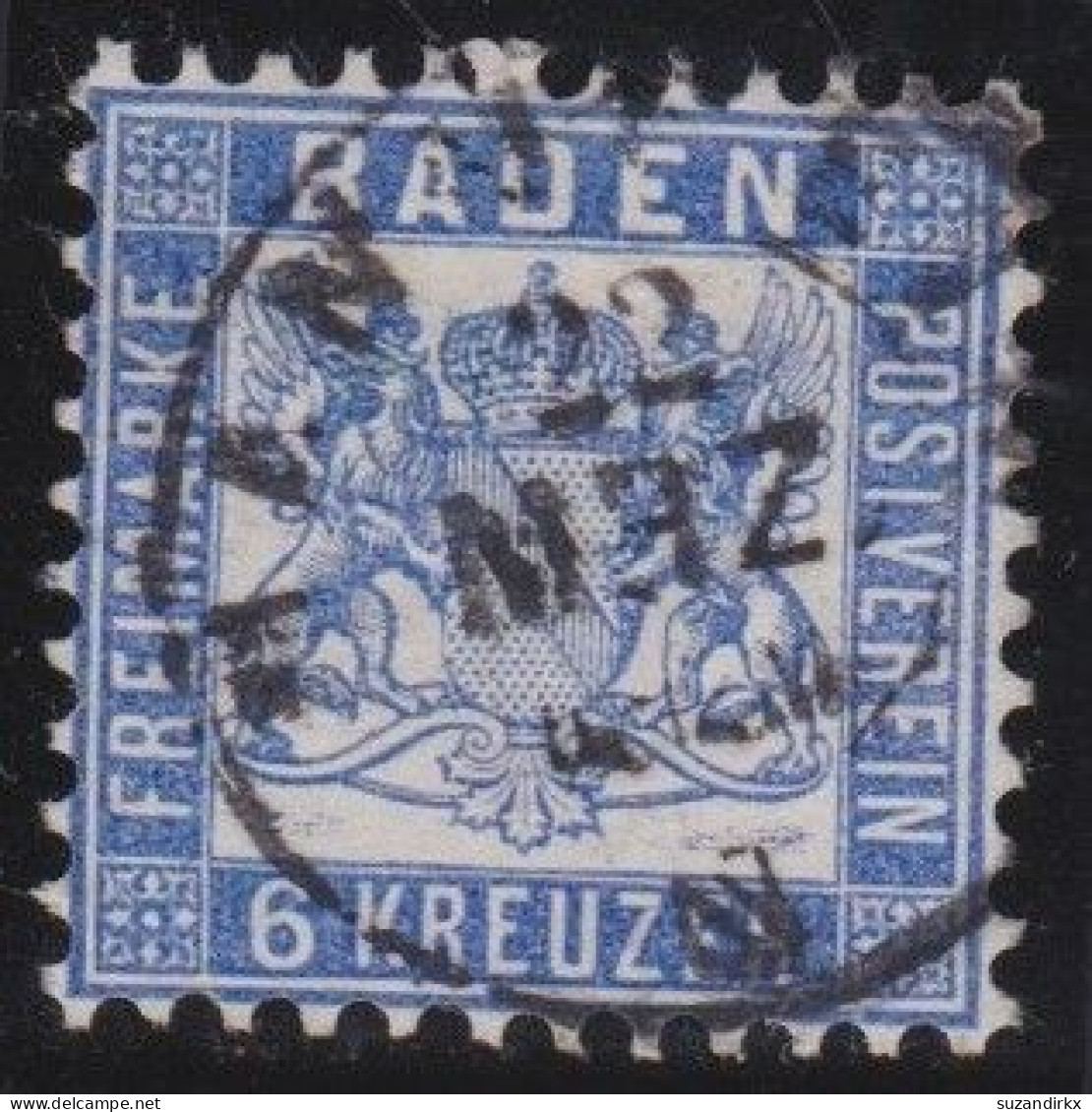 Baden     -     Michel   -  19a      -    O     -    Gestempelt - Used