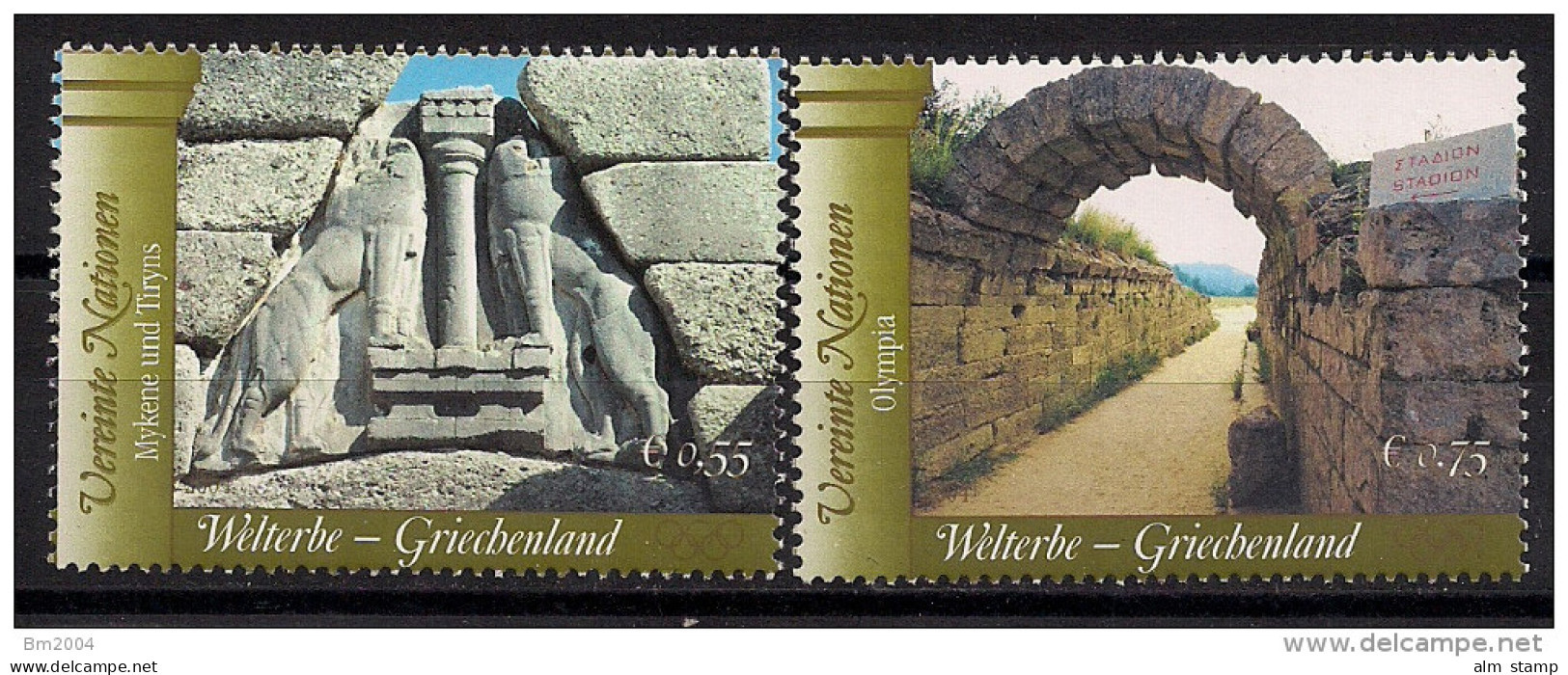 2004 UNO Wien Mi. 420-1 **MNH  UNESCO-Welterbe: Griechenland - Ungebraucht