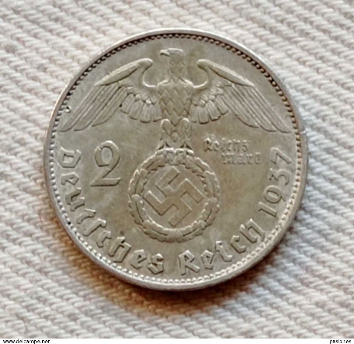 Germania 2 Reichsmark 1937A Paul Von Hindenburg - 2 Reichsmark