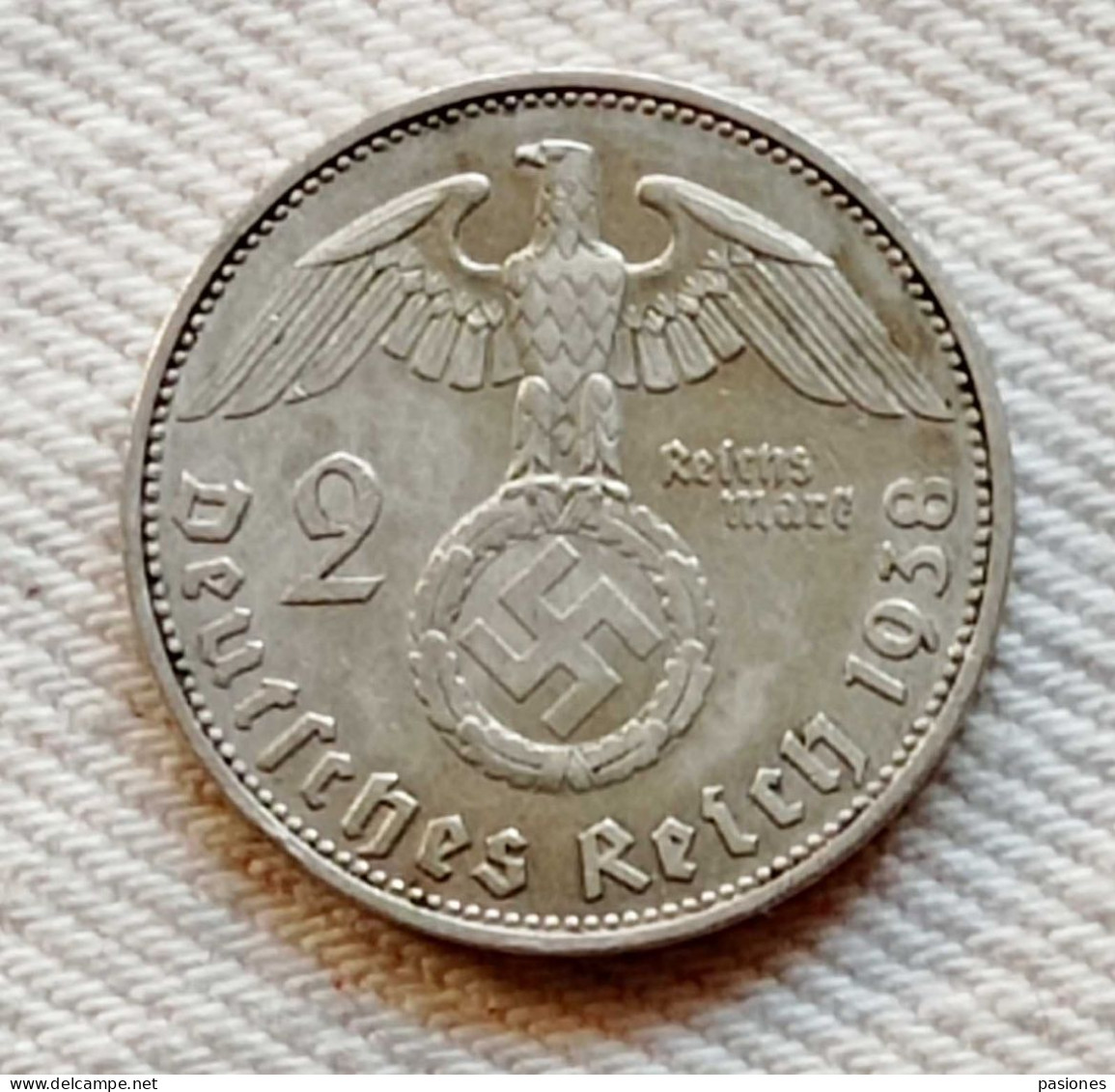 Germania 2 Reichsmark 1938A Paul Von Hindenburg - 2 Reichsmark