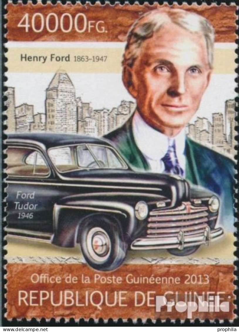 Guinea 9748 (kompl. Ausgabe) Postfrisch 2013 Henry Ford (Ford Tudor 1946) - Guinée (1958-...)