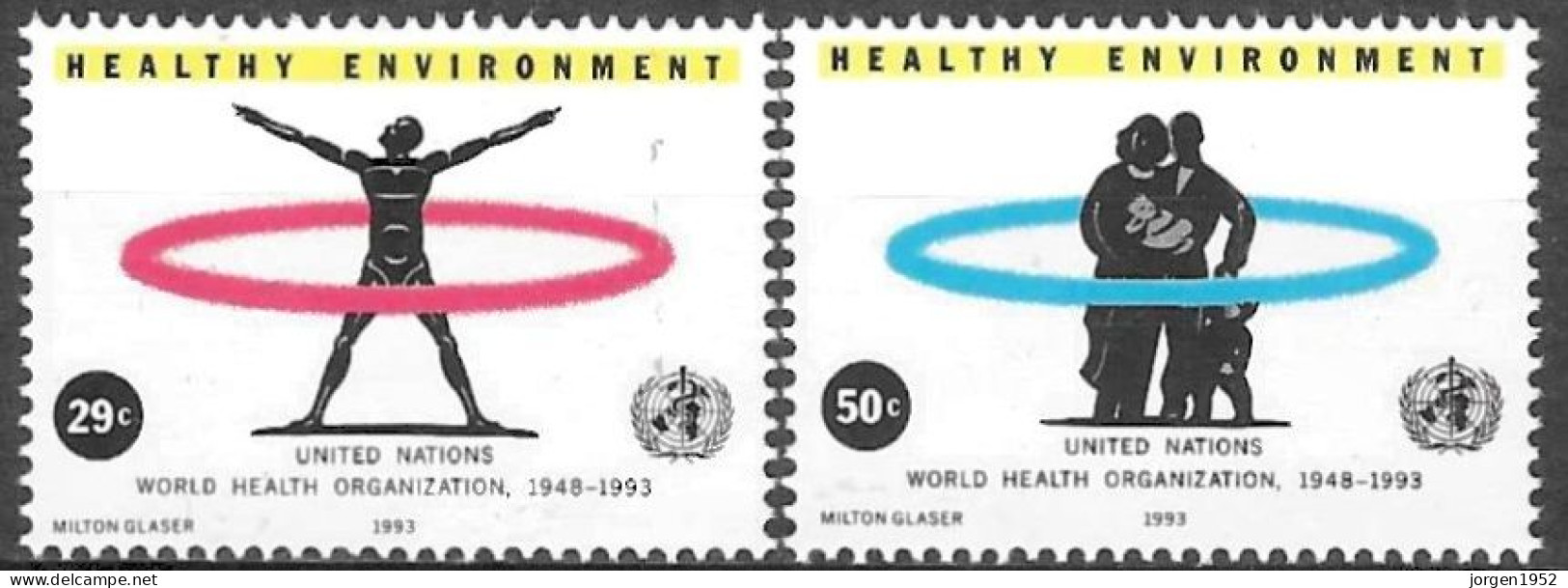 UNITED NATIONS # NEW YORK FROM 1993 STAMPWORLD 648-49** - Ungebraucht