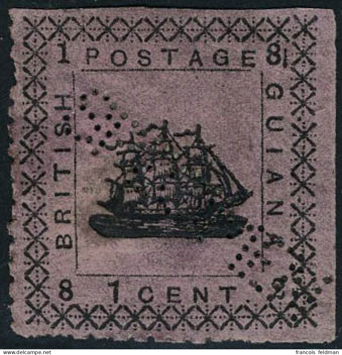 Neuf Avec Charnière N° 63, 1c Lilas-rose, Forte Charnière, TB - Otros & Sin Clasificación