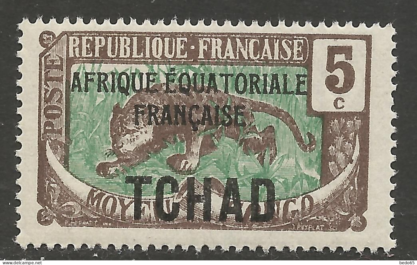 TCHAD N° 22 NEUF** LUXE SANS CHARNIERE / Hingeless / MNH - Nuovi