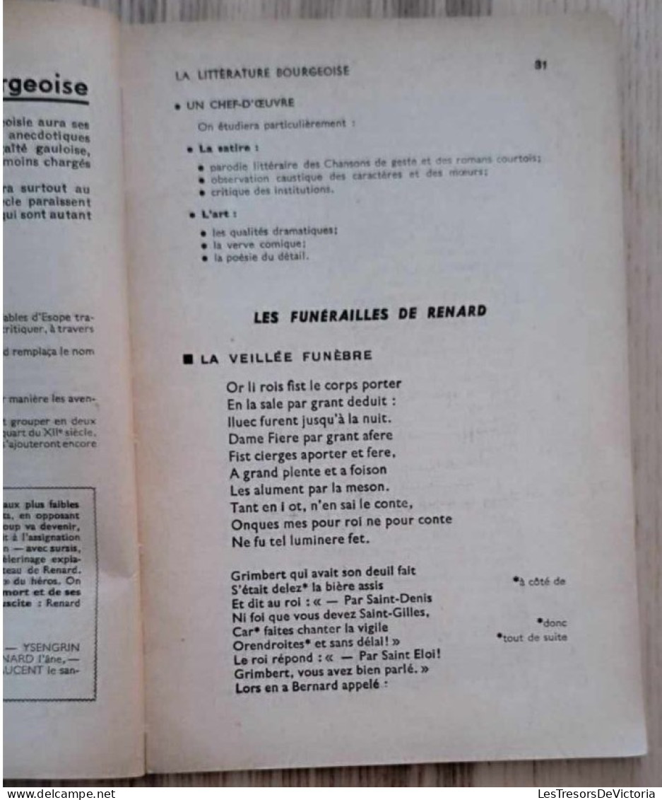 Livre - Poésie ) Florilège Du Moyen Age - Classique France - Librairie Hachette - Andere & Zonder Classificatie