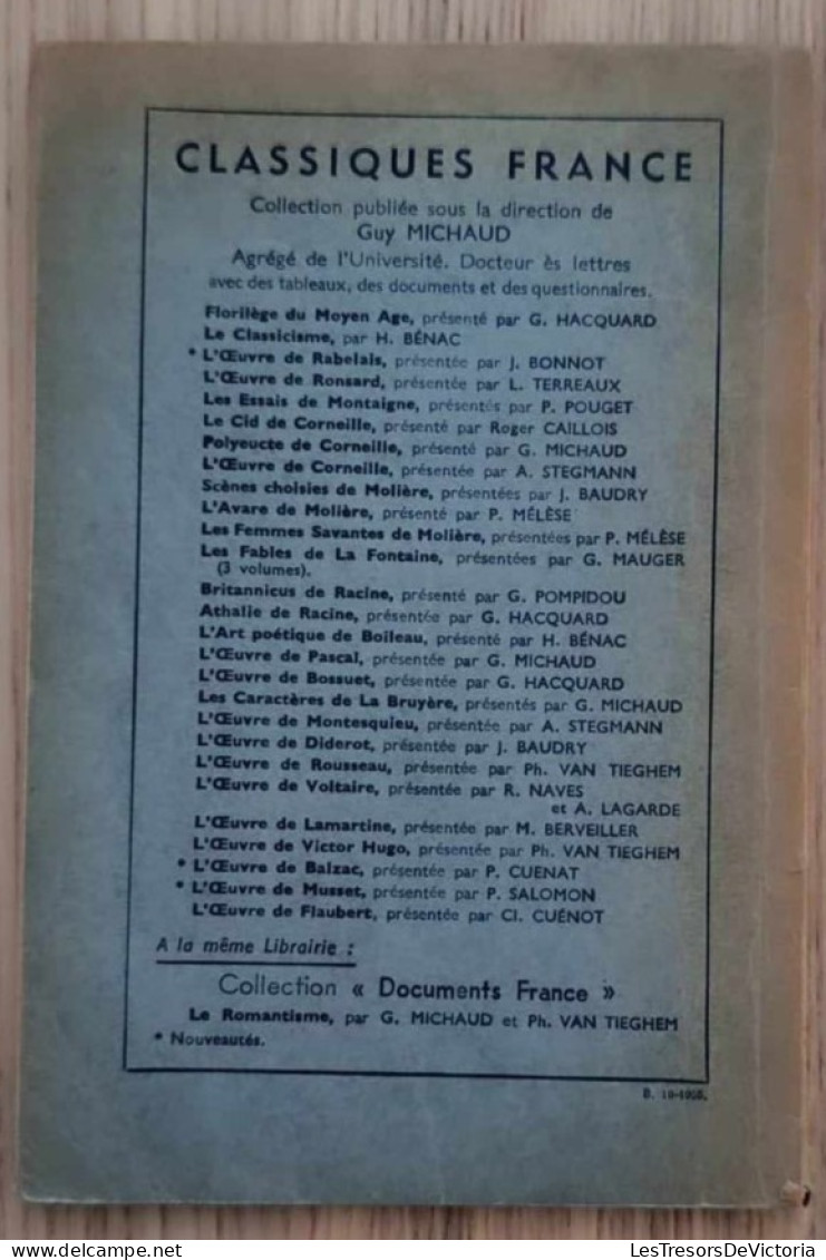 Livre - Poésie ) Florilège Du Moyen Age - Classique France - Librairie Hachette - Altri & Non Classificati