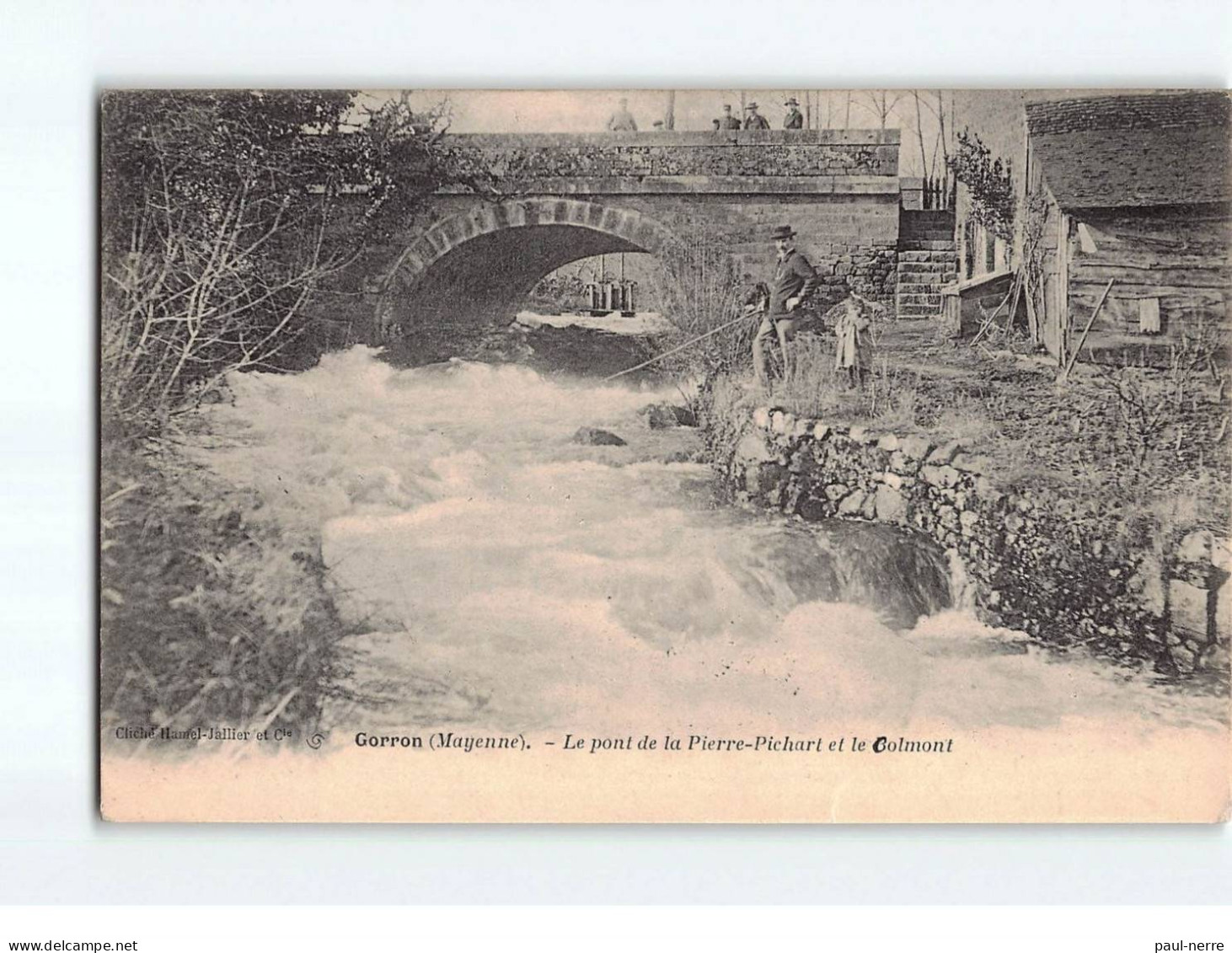 GORRON : Le Pont De La Pierre-Pichart Et Le Colmont - Très Bon état - Gorron