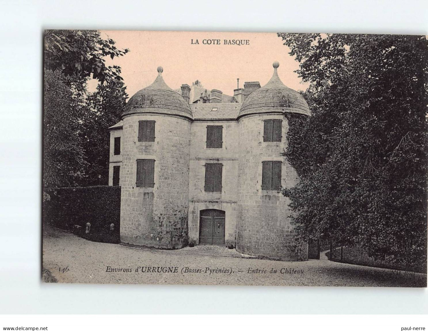 Environs D'URRUGNE : Entrée Du Château - Très Bon état - Urrugne