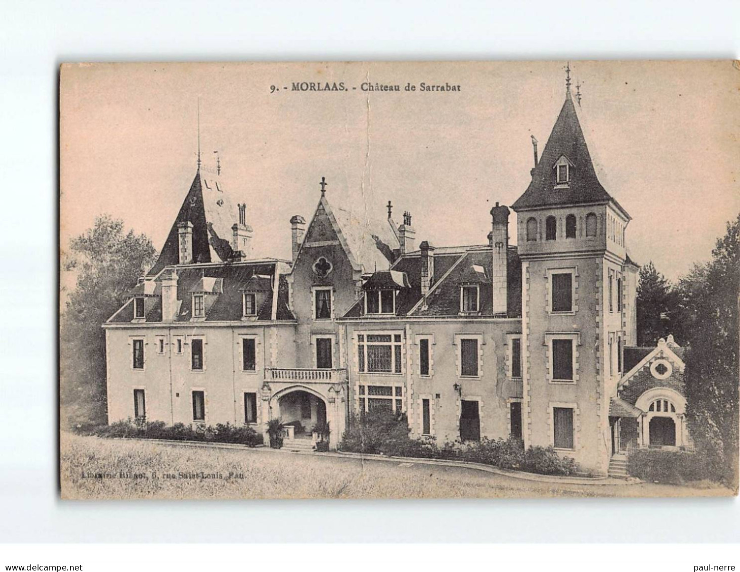 MORLAAS : Château De Sarrabat - état - Morlaas