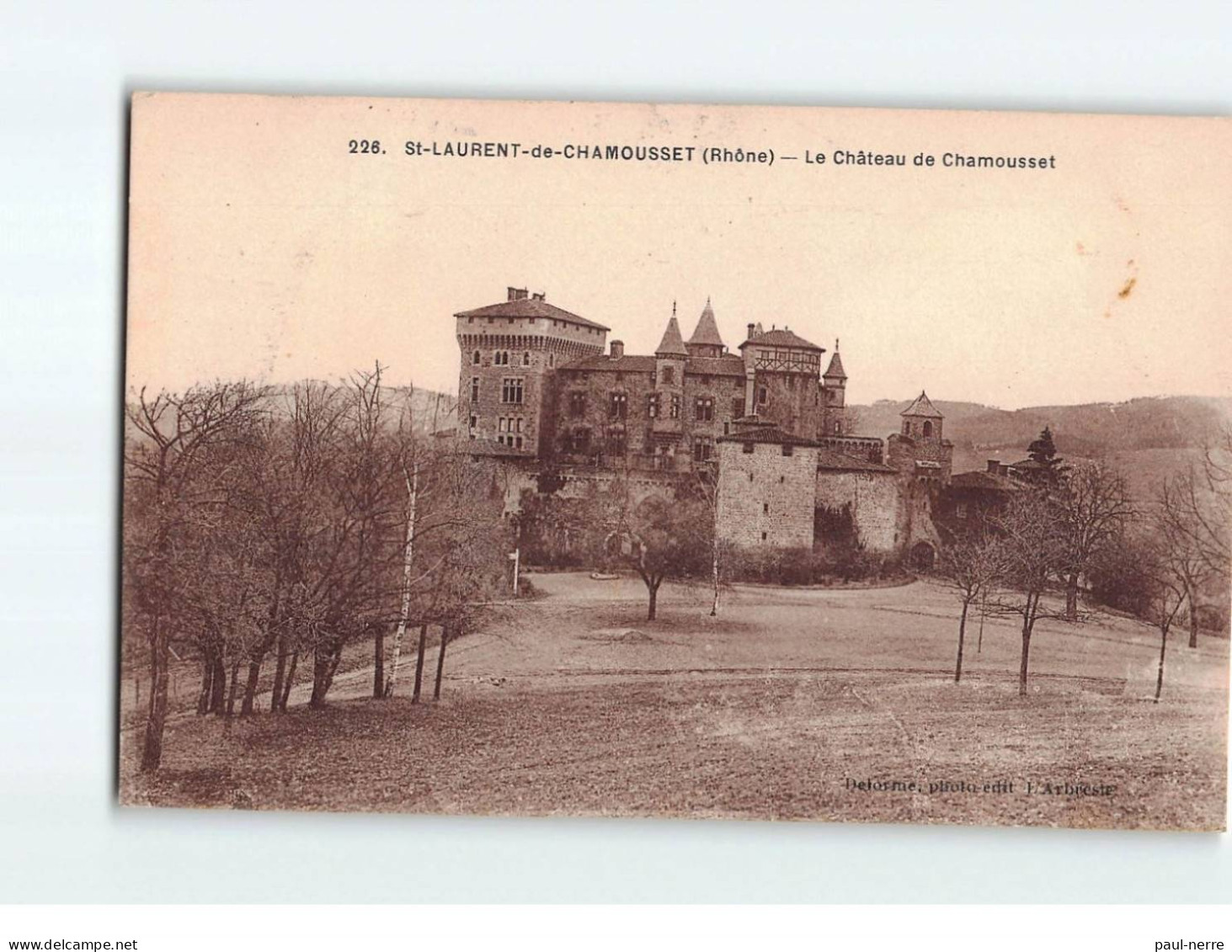 ST LAURENT DE CHAMOUSSET : Le Château De Chamousset - Très Bon état - Saint-Laurent-de-Chamousset