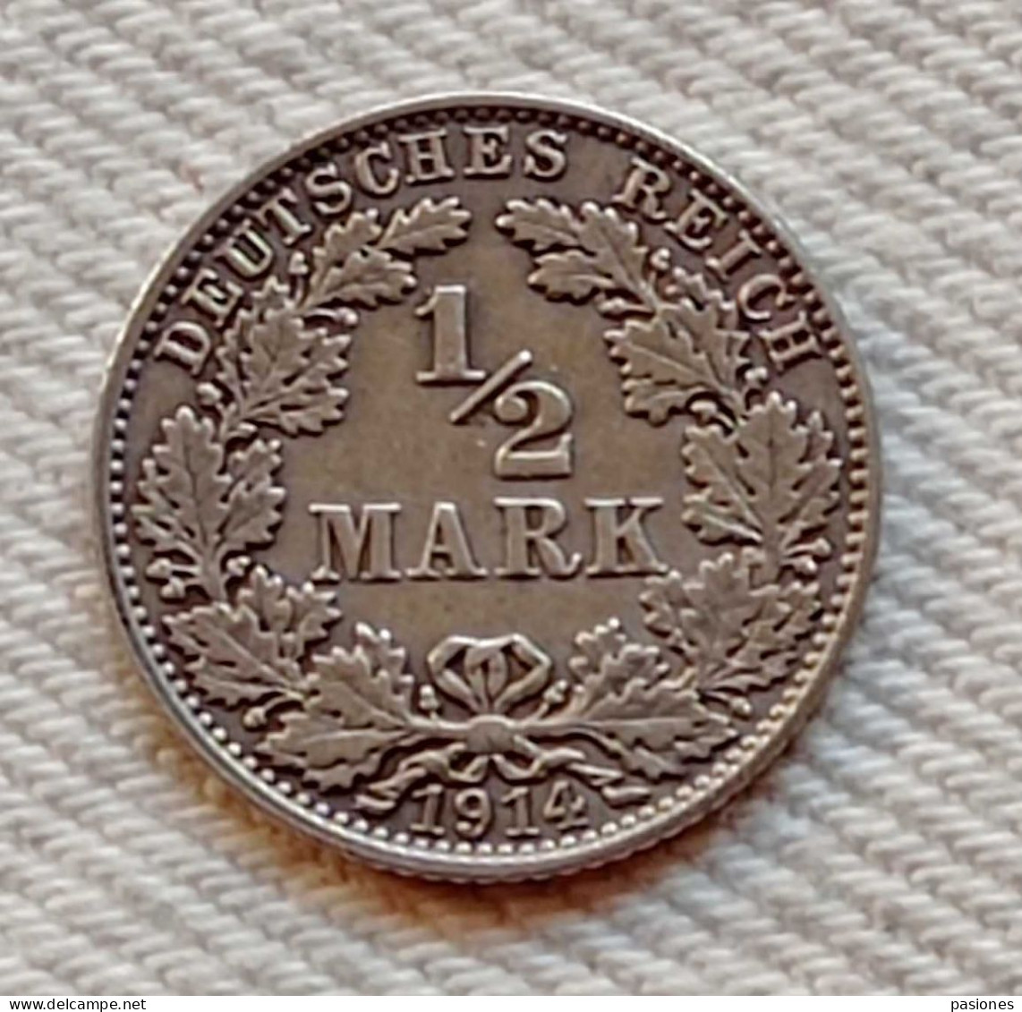 Germania 1/2 Mark 1914J - 1/2 Mark