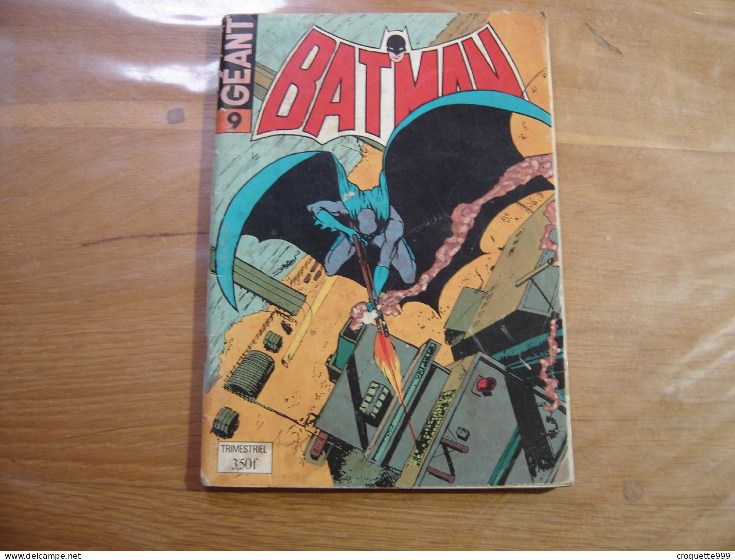 BATMAN 1974 L'homme Au Foulard Numero 9 Geant SAGEDITION - Batman