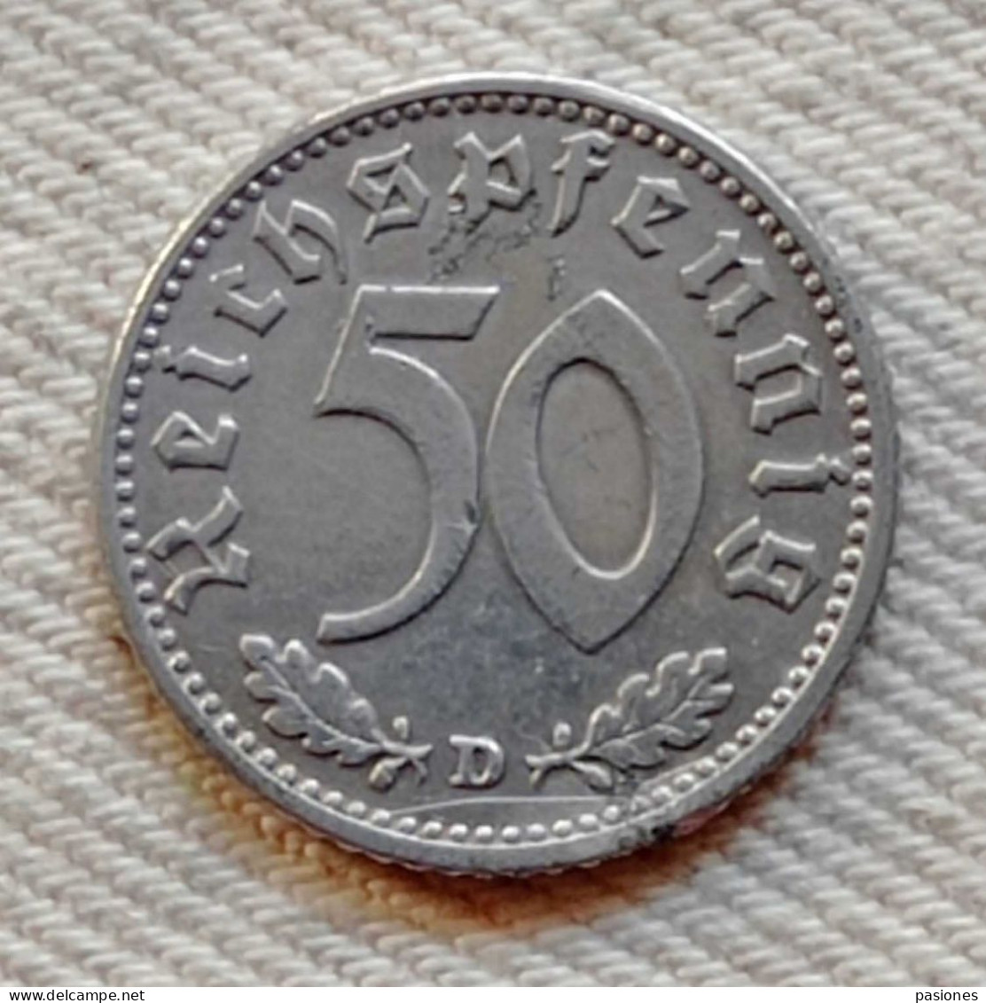 Germania 50 Reichspfennig 1941D  SPL - 50 Reichspfennig