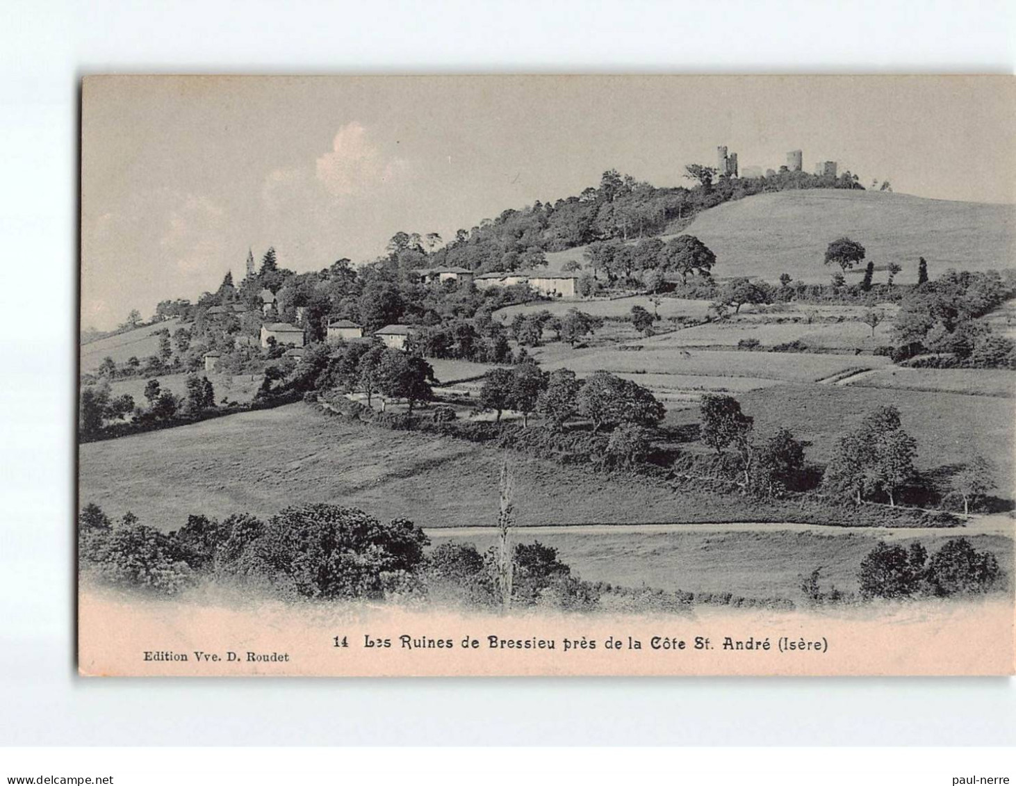 Les Ruines De BRESSIEUX, Près De La Côte St-André - Très Bon état - Bressieux