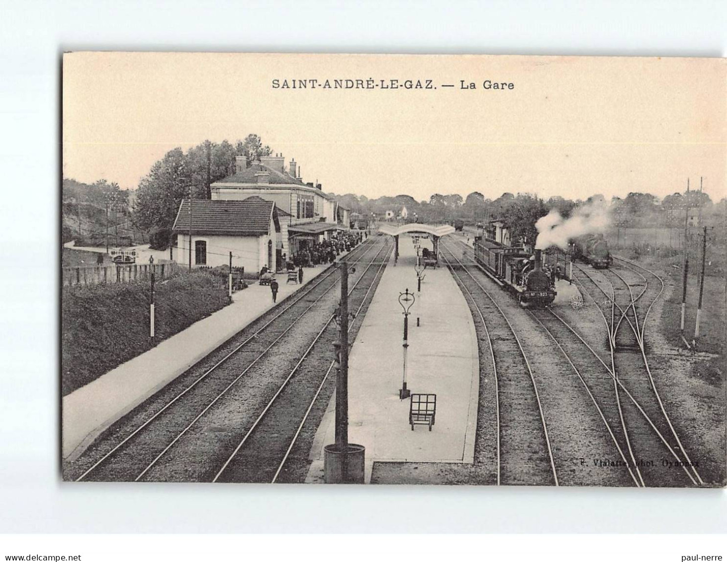 ST ANDRE LE GAZ : La Gare - Très Bon état - Saint-André-le-Gaz