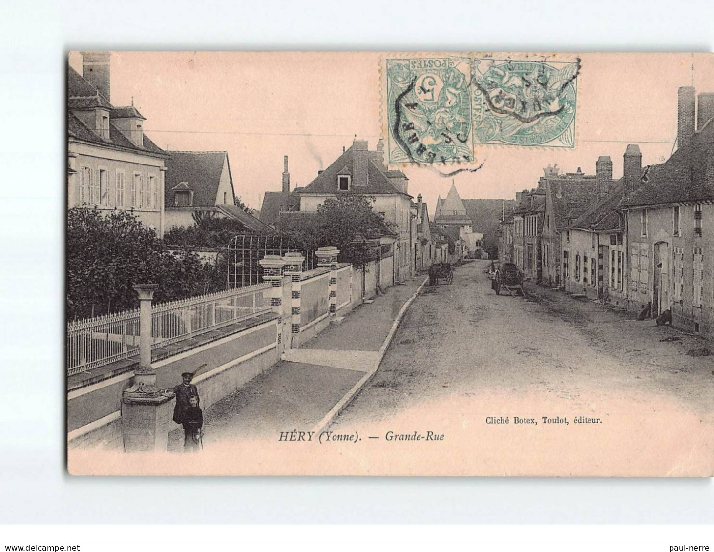 HERY : Grande Rue - état - Hery