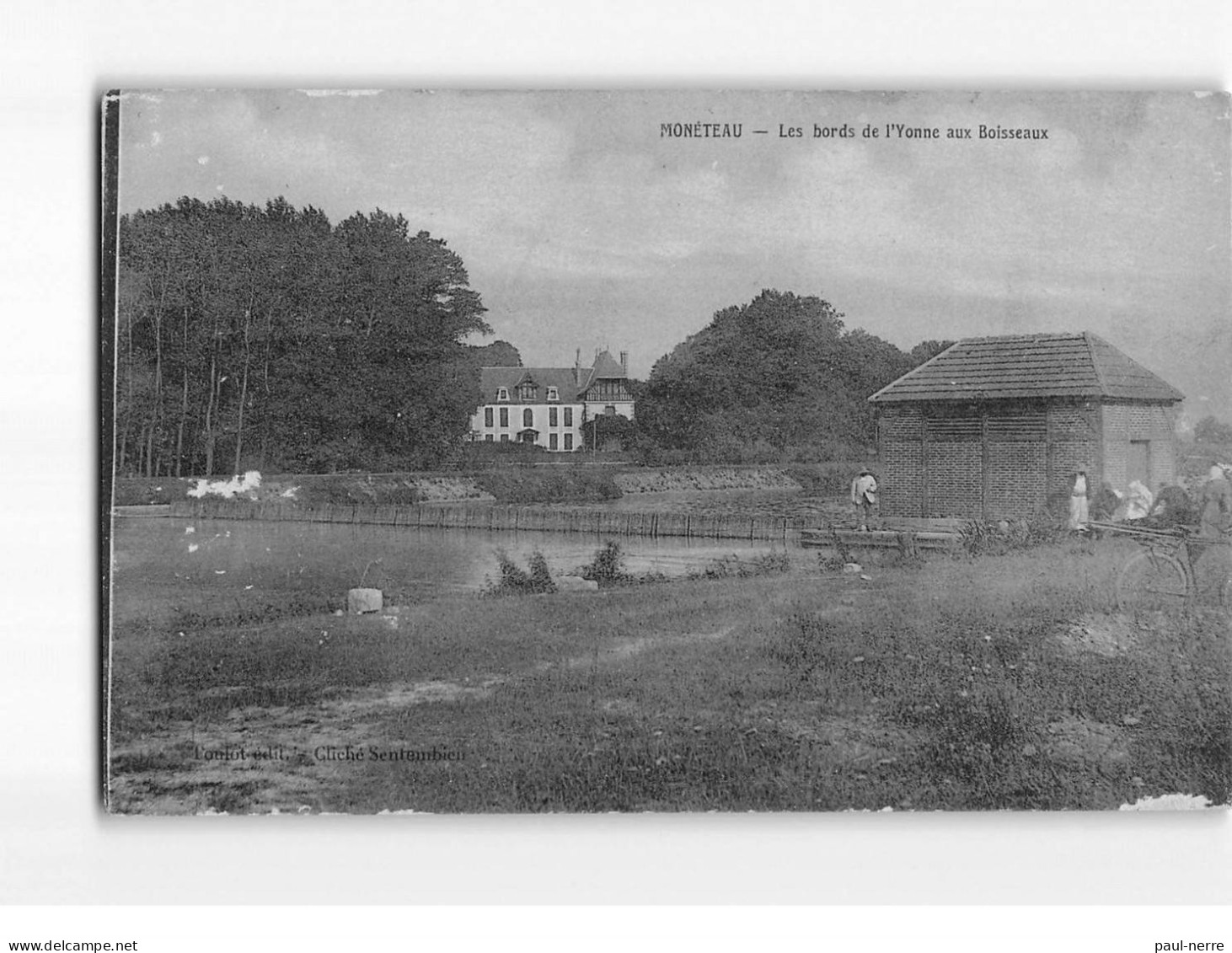 MONETEAU : Les Bords De L'Yonne Aux Boisseaux - Très Bon état - Moneteau