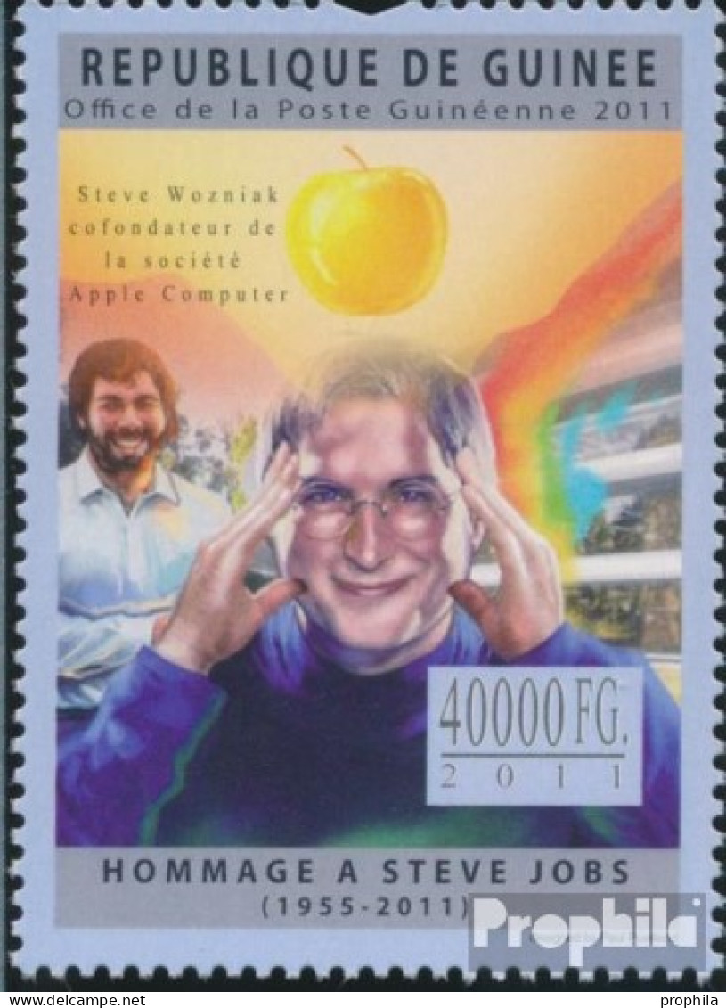 Guinea 8983 (kompl. Ausgabe) Postfrisch 2011 Hommage An Steve Jobs - Guinée (1958-...)