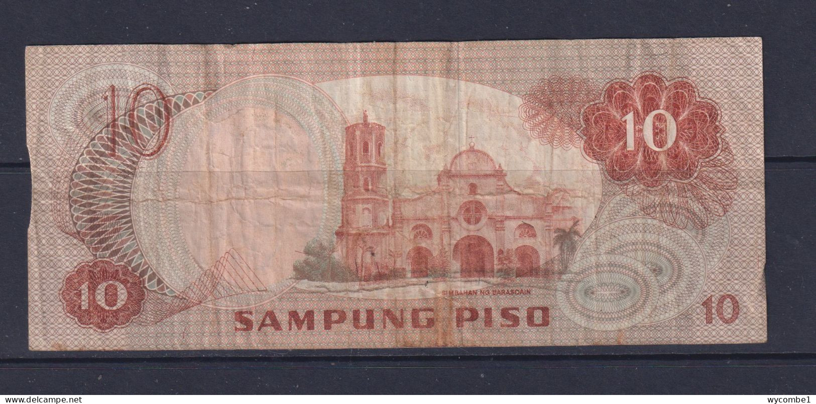 PHILIPPINES - 1974 10 Pesos Circulated Banknote - Philippines