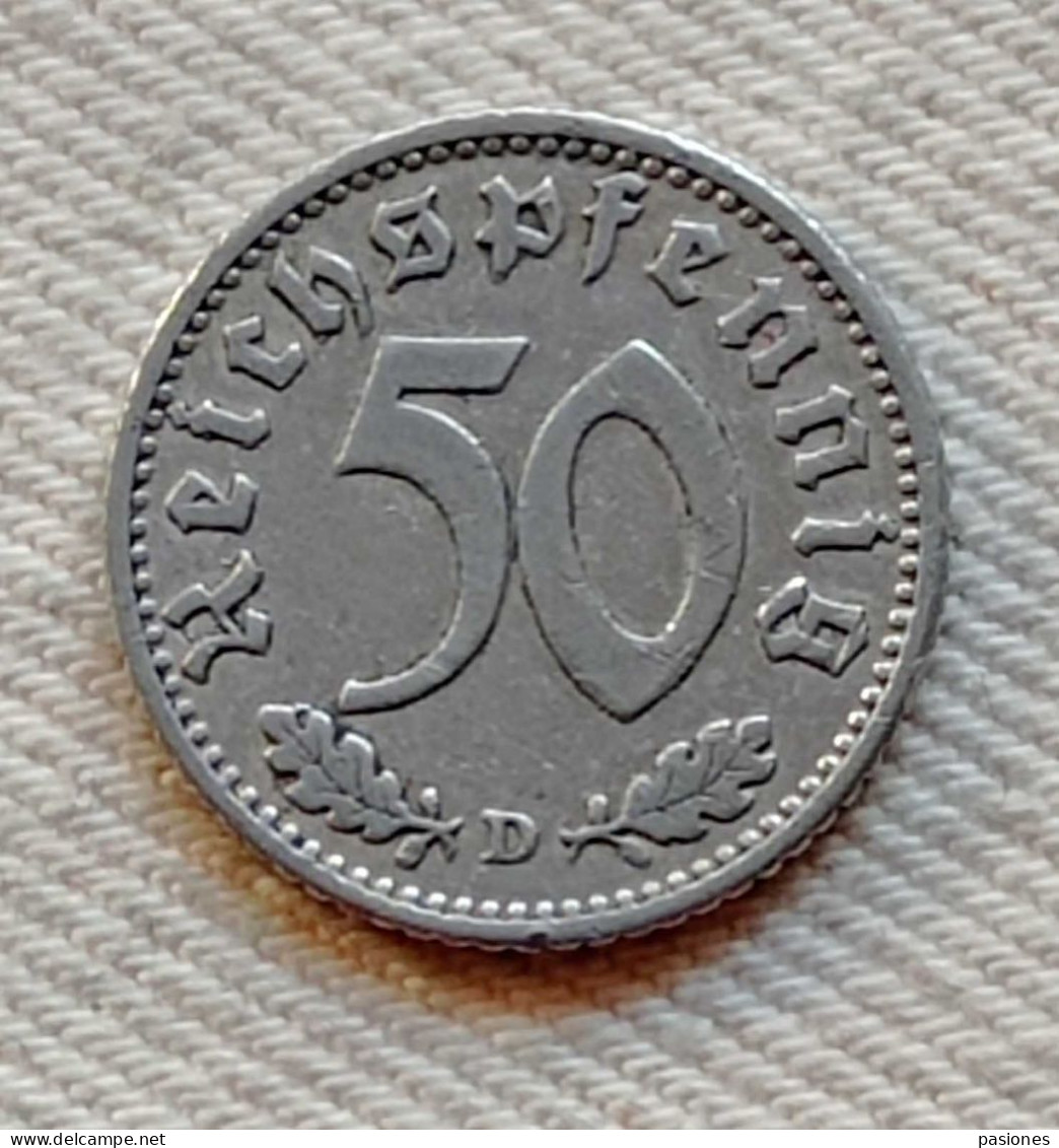 Germania 50 Reichspfennig 1940D - 50 Reichspfennig