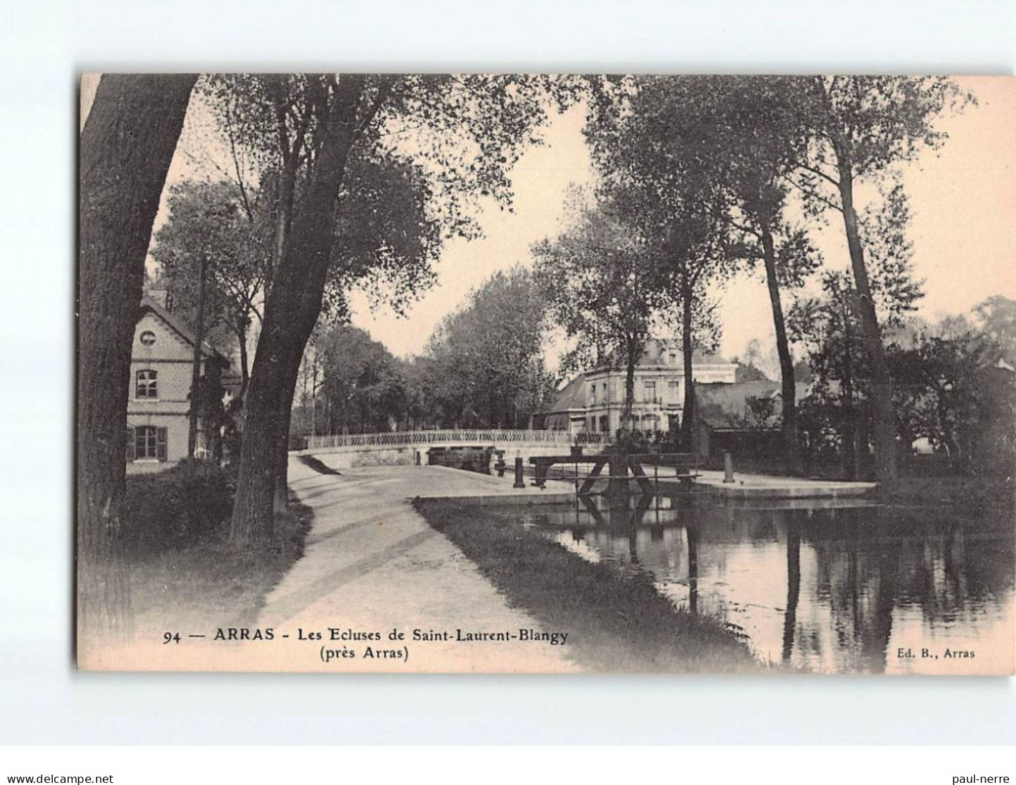 ST LAURENT BLANGY : Les écluses - Très Bon état - Saint Laurent Blangy