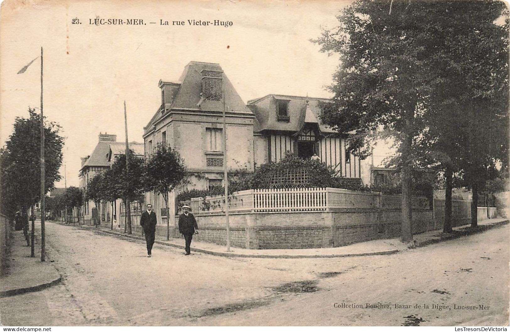 FRANCE - Luc Sur Mer - Vus Sur La Rue Victor Hugo - Carte Postale Ancienne - Luc Sur Mer