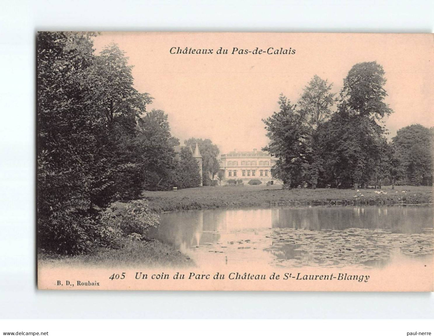 ST LAURENT BLANGY : Un Coin Du Parc Du Château - Très Bon état - Saint Laurent Blangy