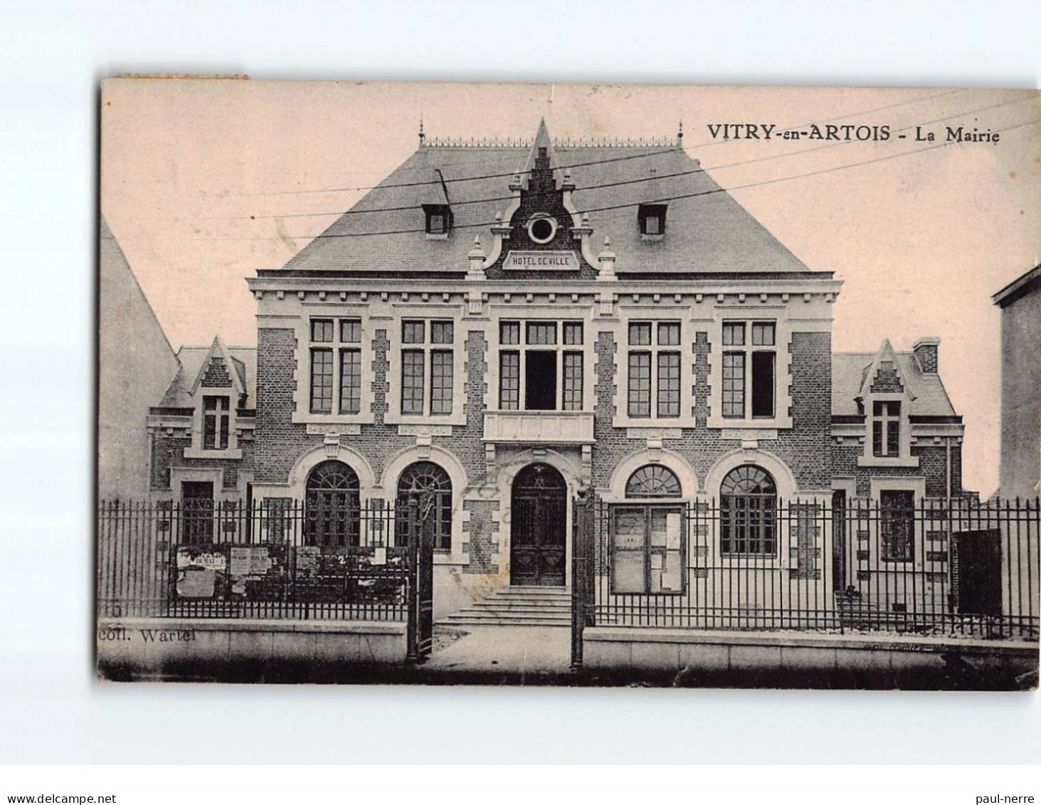 VITRY EN ARTOIS : La Mairie - état - Vitry En Artois