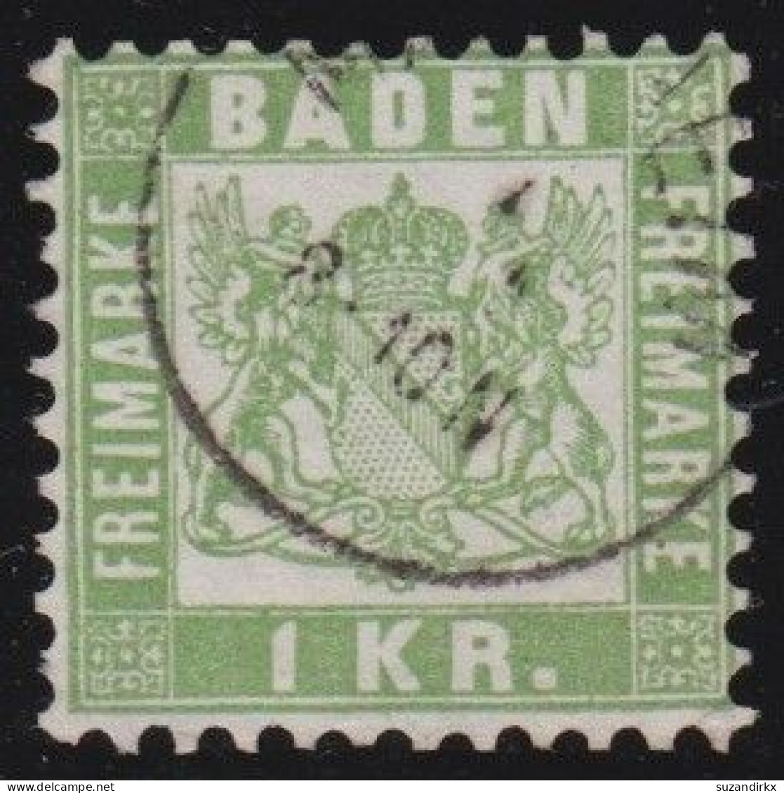 Baden     -     Michel   -  23      -    O     -    Gestempelt - Used