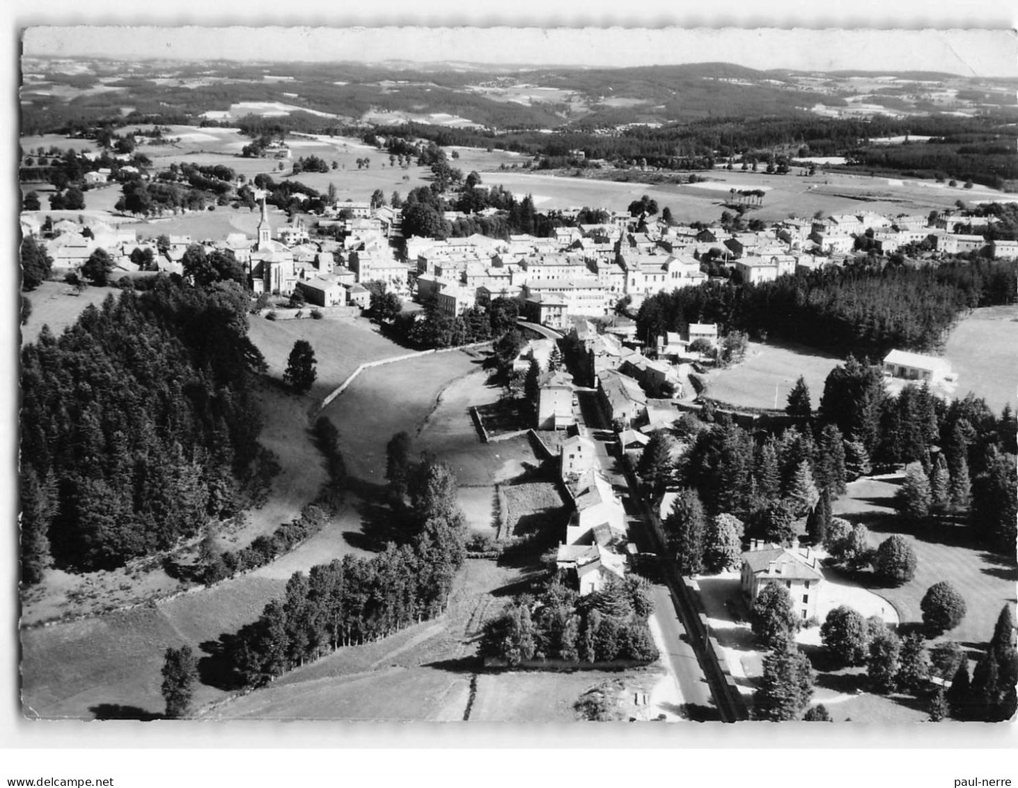 MONTFAUCON EN VELAY : Vue Générale Aérienne - Très Bon état - Montfaucon En Velay