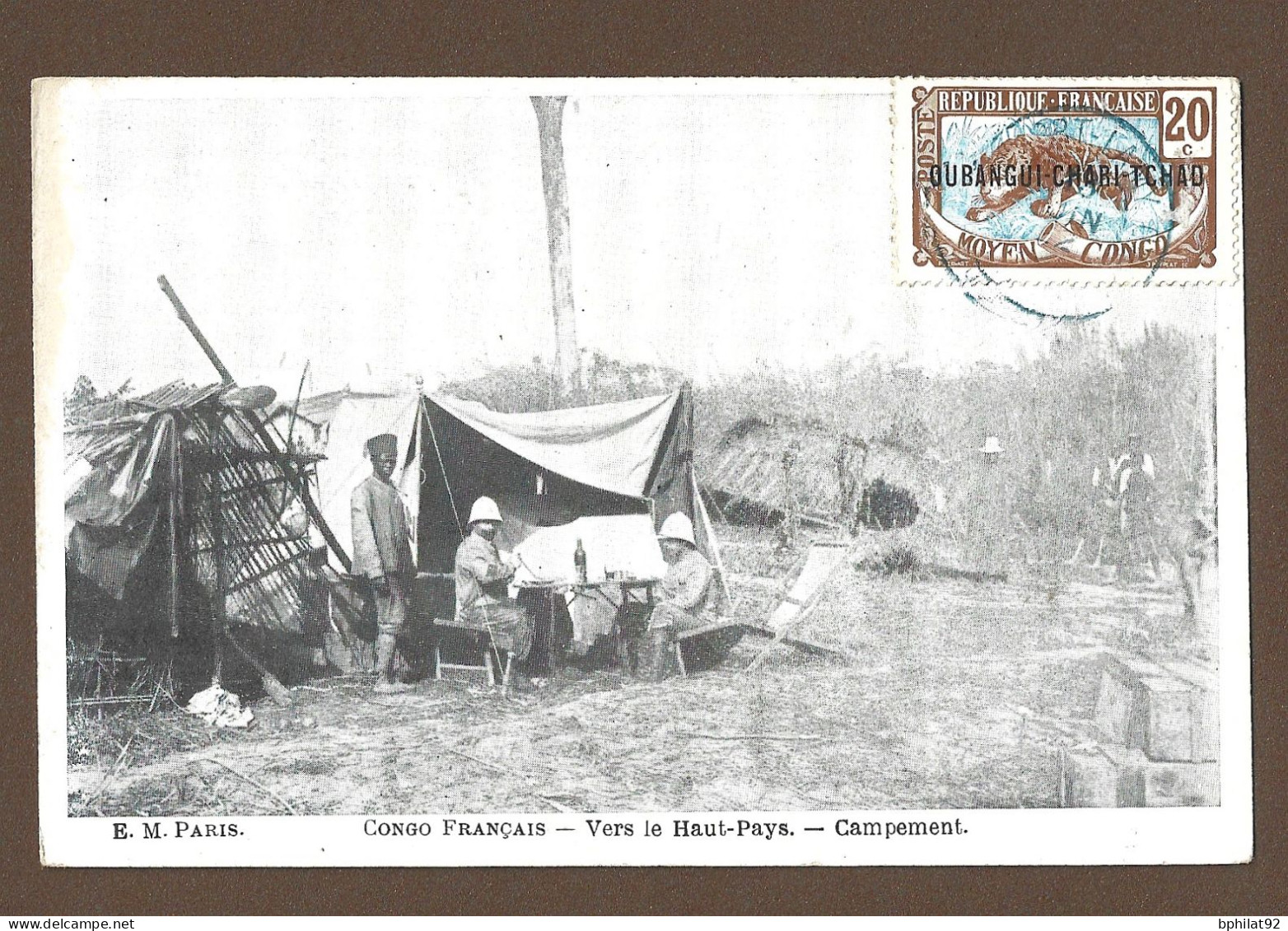 !!! CARTE POSTALE NON VOYAGÉE, DU CONGO FRANÇAIS, OUBANGUI-CHARI-TCHAD, DE 1904 - Cartas & Documentos