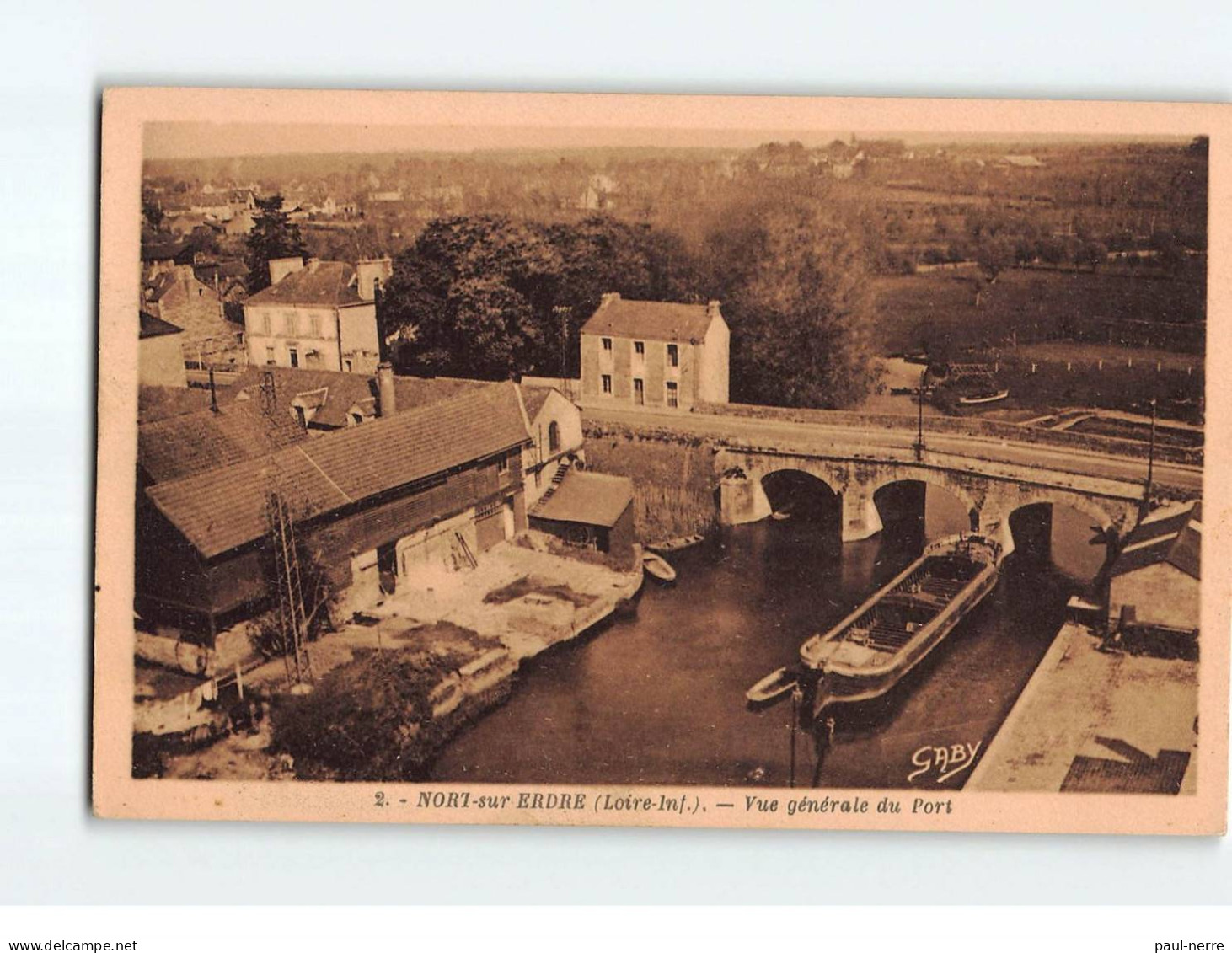 NORT SUR ERDRE : Vue Générale Du Port - Très Bon état - Nort Sur Erdre