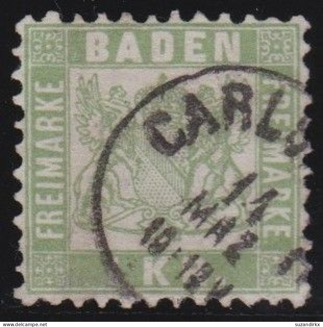 Baden     -     Michel   -  23    -    O     -    Gestempelt - Used