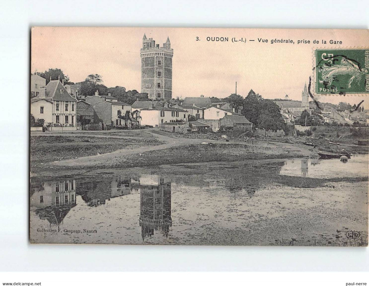 OUDON : Vue Générale, Prise De La Gare - état - Oudon