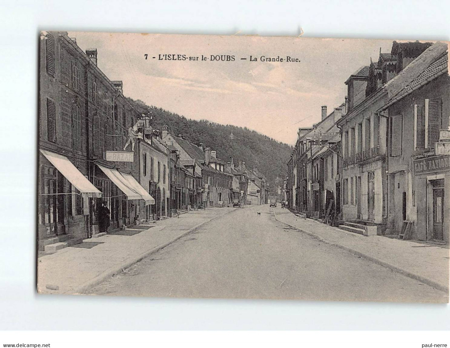 ISLE SUR LE DOUBS : La Grande Rue - état - Isle Sur Le Doubs