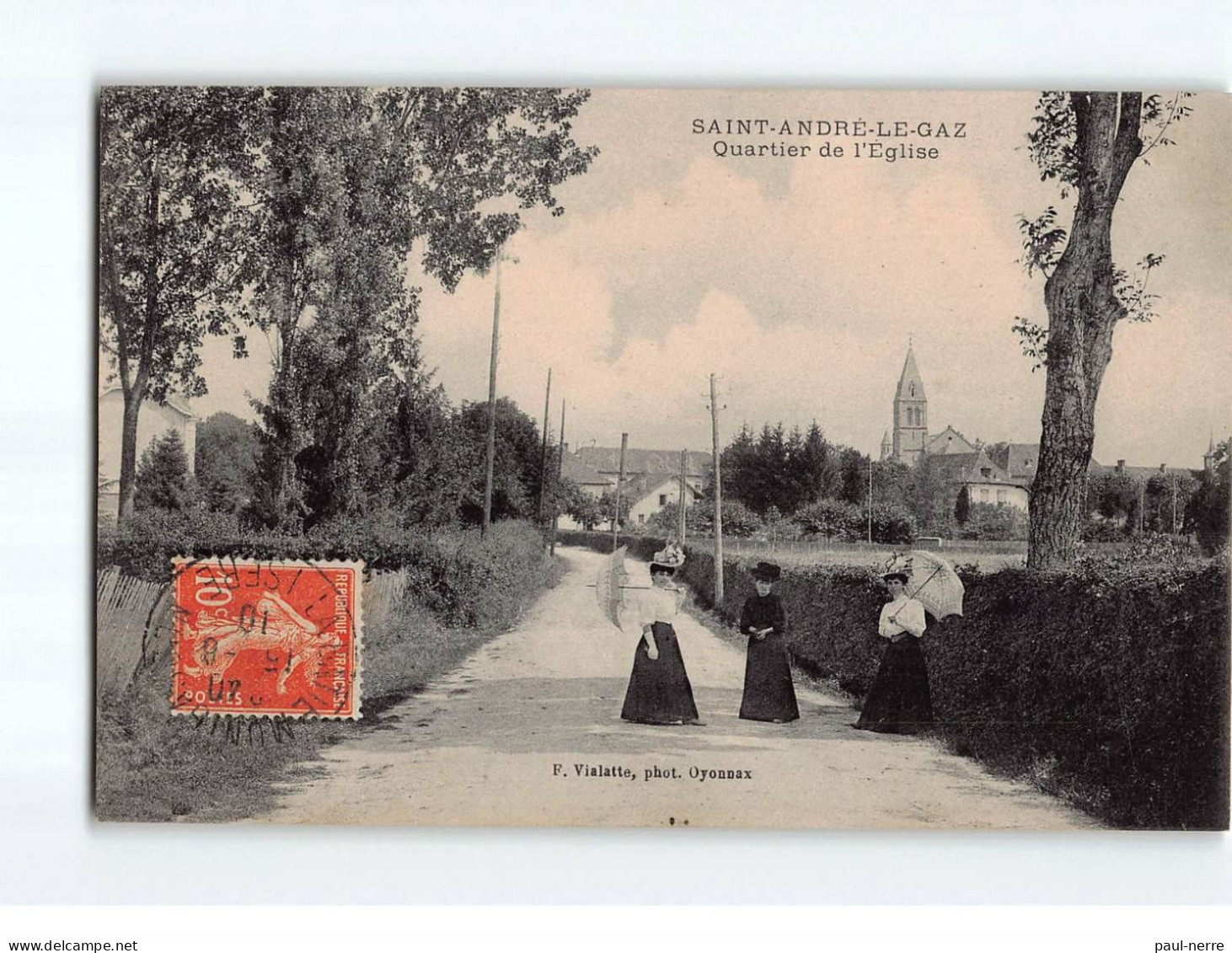 ST ANDRE LE GAZ : Quartier De L'Eglise - Très Bon état - Saint-André-le-Gaz