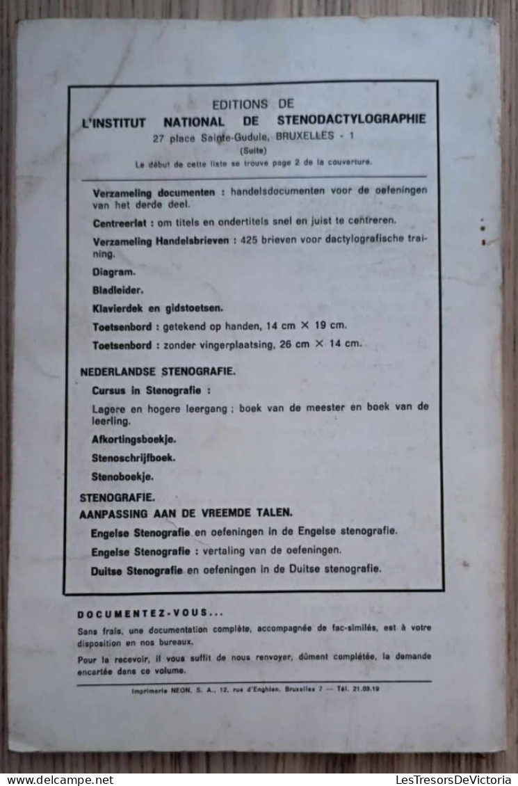 Livre - Recueil De Lettres Commerciales - Quatre Cents Lettres Pour L'entrainement Dactylographique - N°19 - Sonstige & Ohne Zuordnung