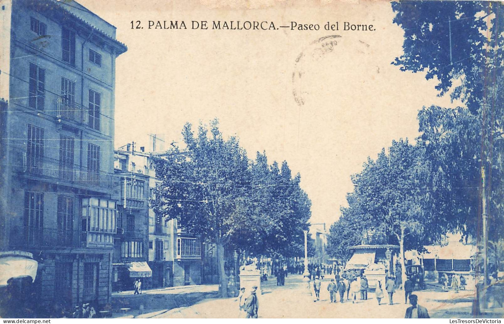 ESPAGNE - Palma De Mallorca - Paseo Del Borne - Carte Postale Ancienne - Palma De Mallorca