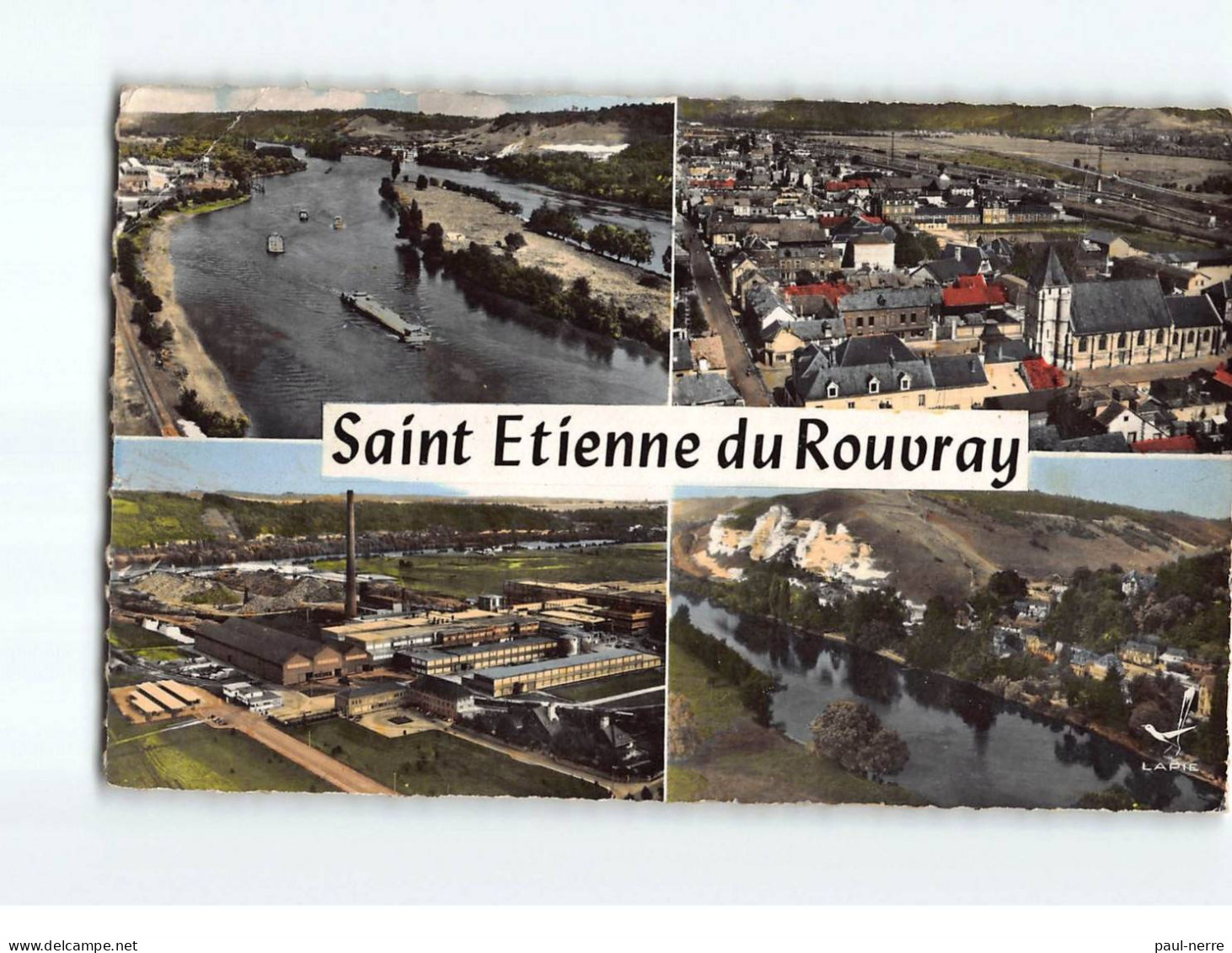 ST ETIENNE DU ROUVRAY : Les Bords De La Seine, Quartier De L'Eglise, Papeteries De La Chapelle Et St-Adrien-Plage - état - Saint Etienne Du Rouvray