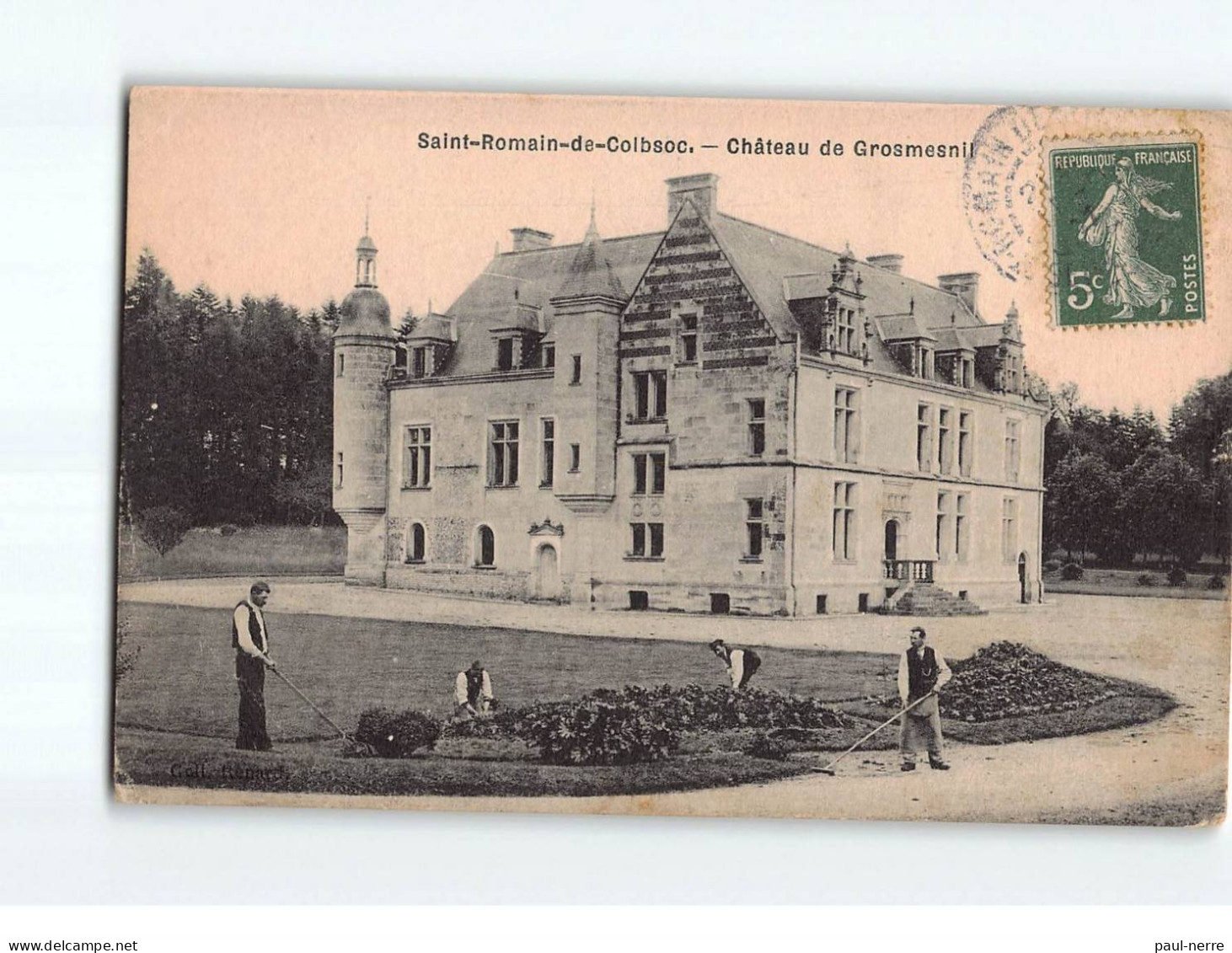 ST ROMAIN DE COBOLSC : Château De Grosmesnil - état - Saint Romain De Colbosc