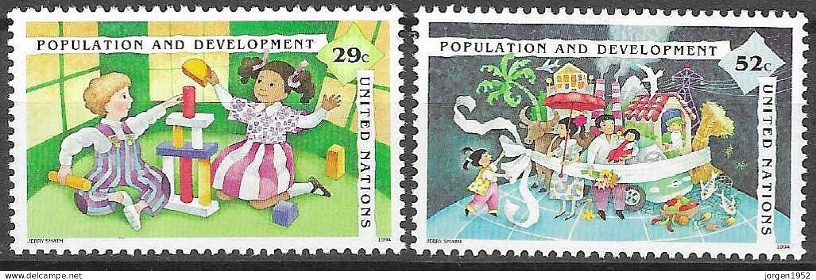 UNITED NATIONS # NEW YORK FROM 1994 STAMPWORLD 675-76** - Unused Stamps