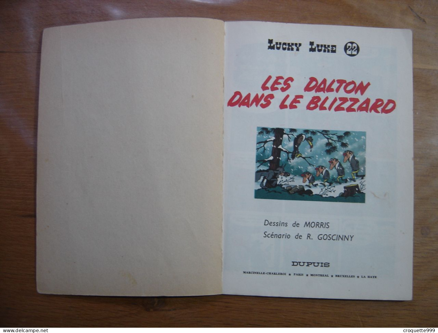LUCKY LUKE 1969 Les Dalton Dans Le Blizzard 22 DUPUIS Morris Goscinny - Lucky Luke