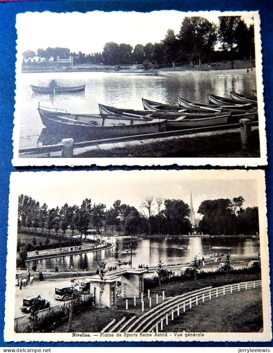 NIVELLES  -  Lot De 3 Cartes De La Plaine Des Sports Reine Astrid - Nijvel