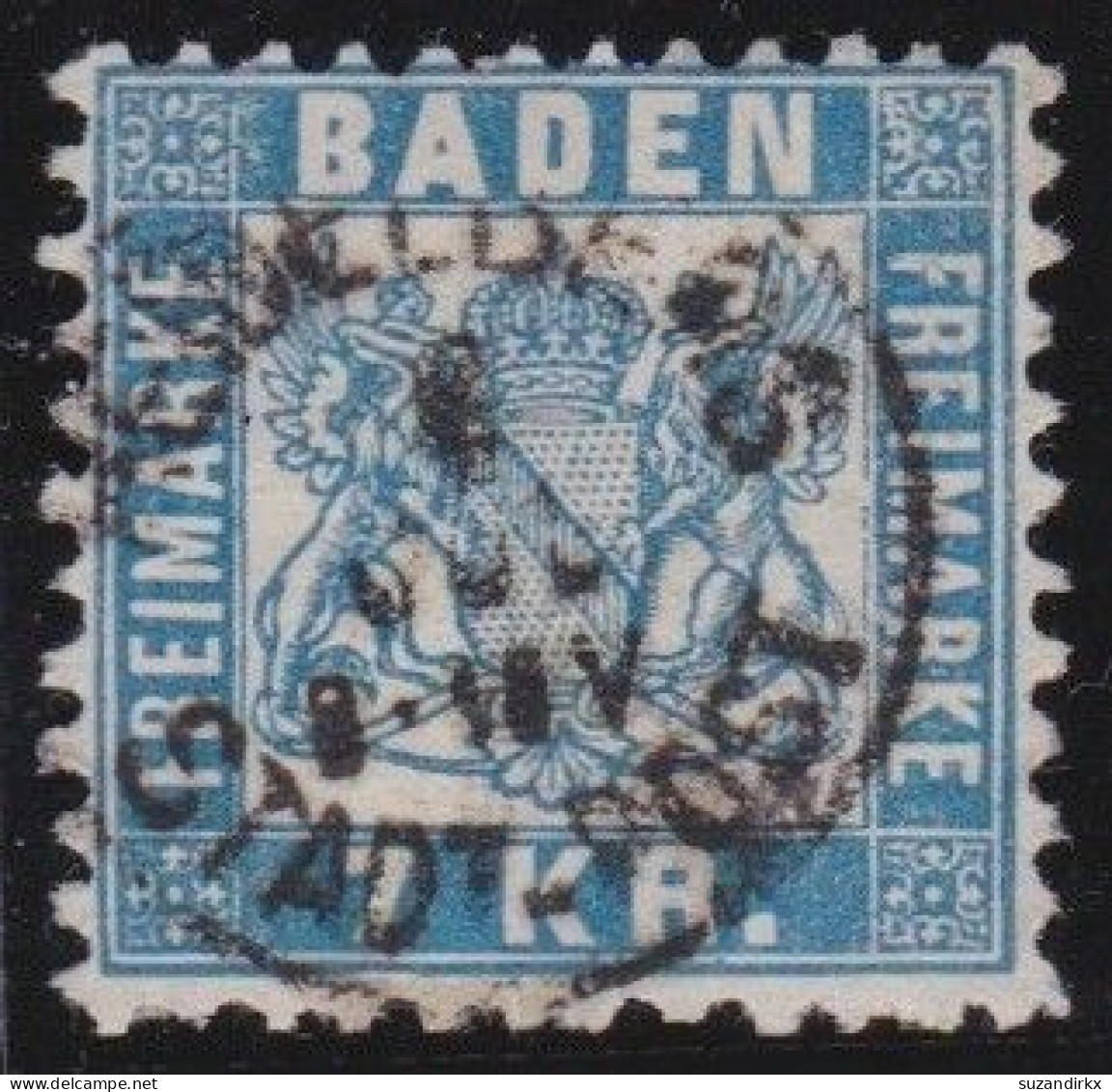 Baden     -     Michel   -  25    -    O     -    Gestempelt - Oblitérés